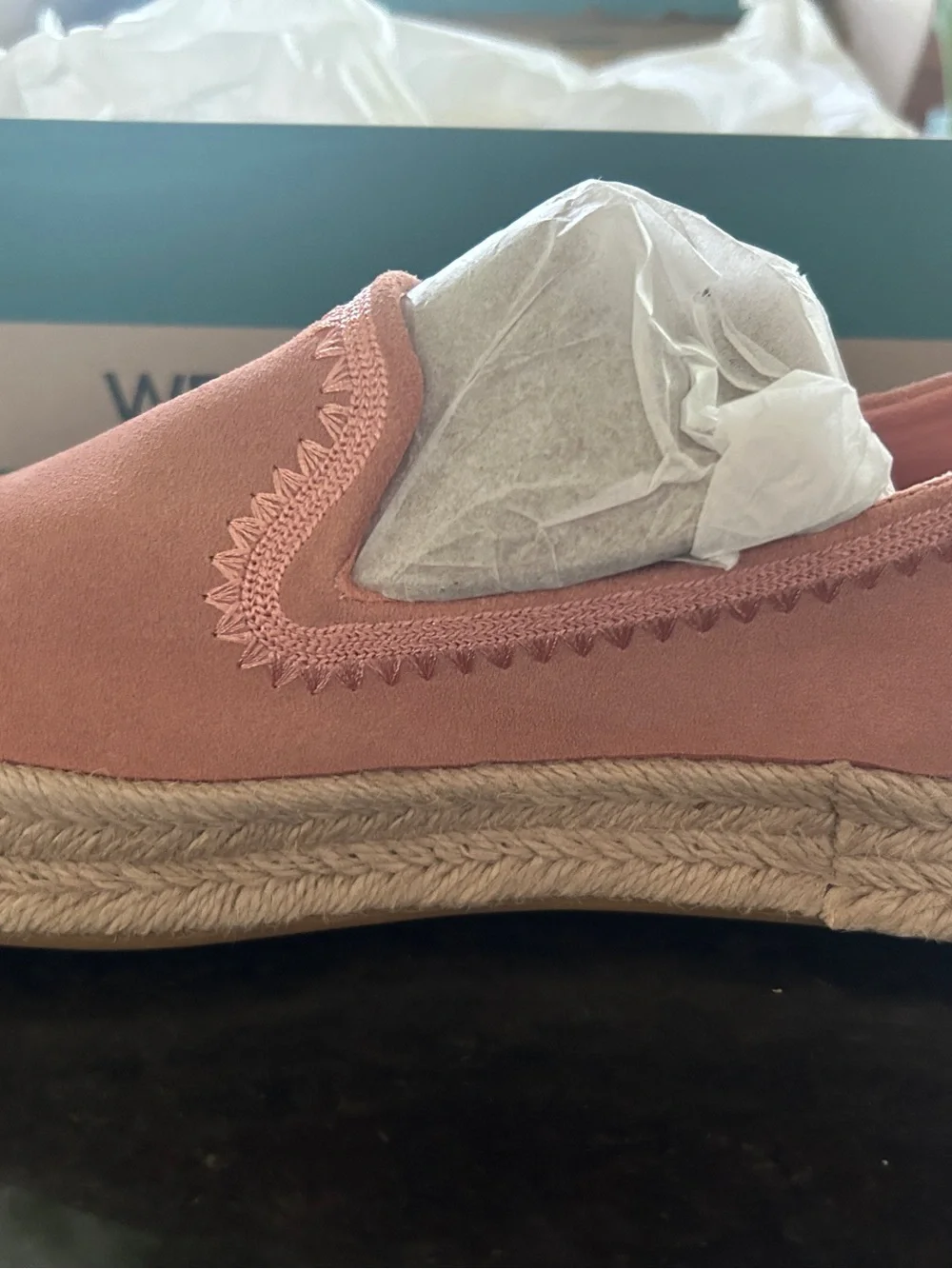 Toms Bloom Suede Embroidered Espadrilles - Taupe